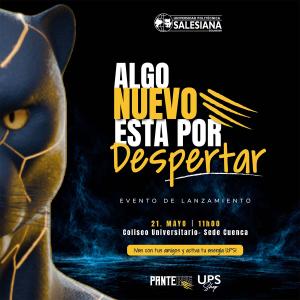 Afiche Lanzamiento de la mascota institucional y la tienda virtual UPS Shop